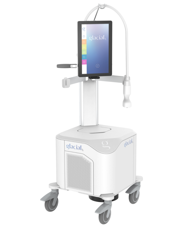 R2 Technologie's skin cooling dermatology device, Glacial